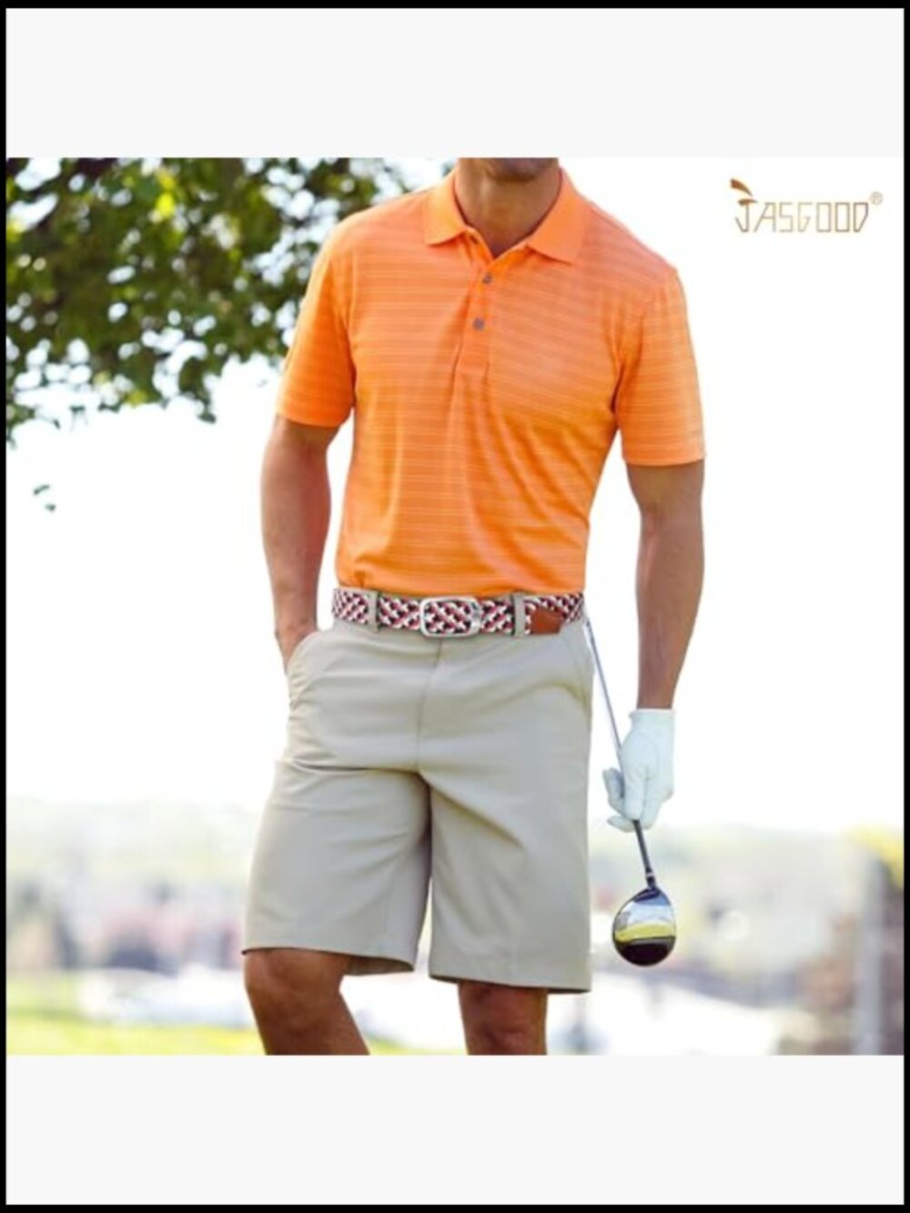 Elastic Braided Stretch Belt No Hole Adjustable Casual Golf Belt for Jeans - Picture 4 of 7